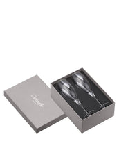 Load image into Gallery viewer, Moet & Chandon Nectar Imperial Rose by Virgil Abloh with Christofle Albi Crystal Champagne Set