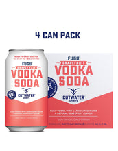 Load image into Gallery viewer, Cutwater Grapefruit Vodka Soda Can (4 pack)